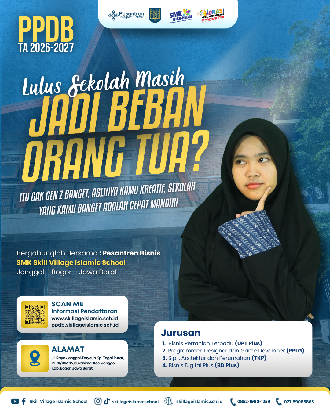 alasan sekolah di SMK ini